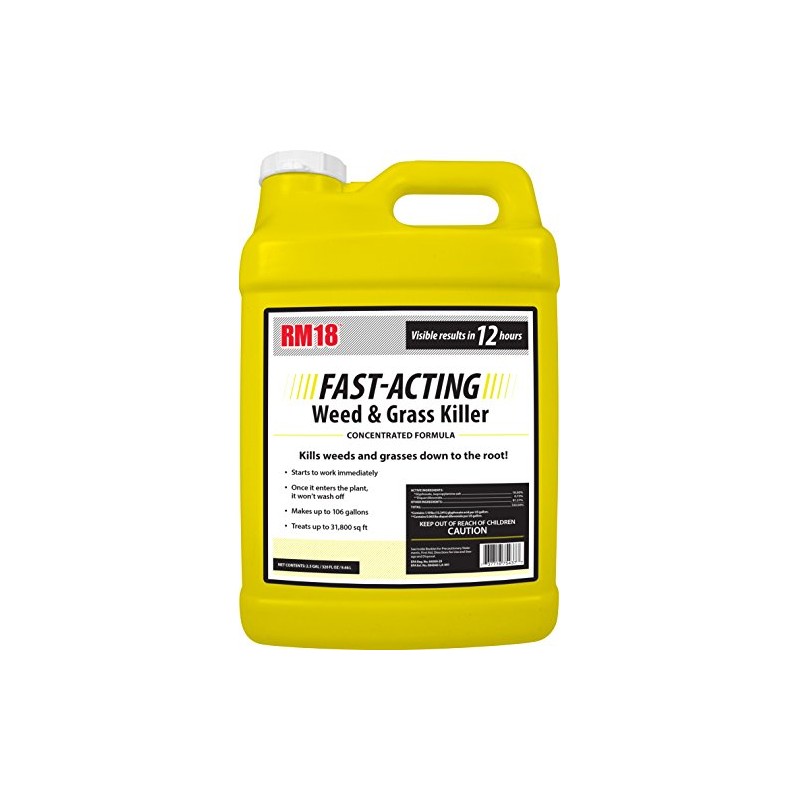 RM18 Fast-Acting Weed & Grass Killer Herbicide, 2.5-gallon