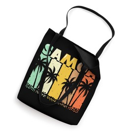 Retro Vintage Palm Samoa Samoan Tote Bag