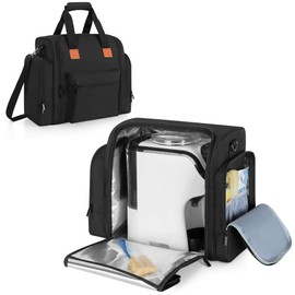 YARWO Carrying Case Compatible with Baby Brezza Formula Pro Mini Formula Dispenser Machine, Insulated Bottle Warmer Travel Bag for Formula Maker, Bottles, Infant Formula and Baby Toys & Essentials