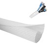 10ft - 1/2 inch Diameter Cord Protector, Hibucuo Cable Management