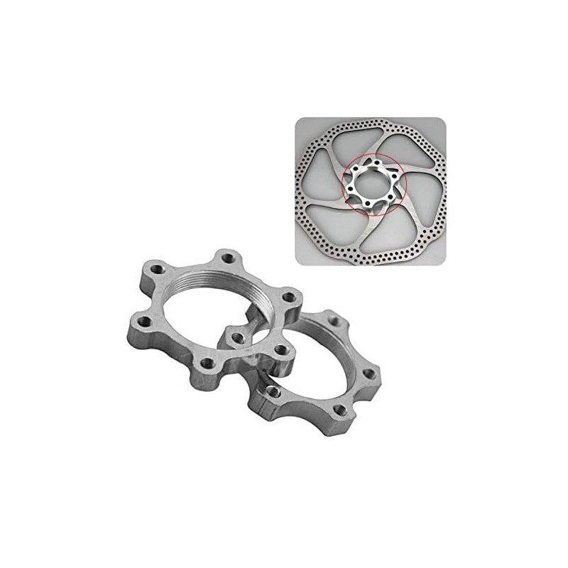 Bicycle Bike Freewheel Threaded Hubs Disk Disc Brake Rotor 6