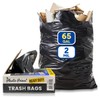 Plastic Prince 64-65 Gallon Trash Bags Heavy Duty with Flap