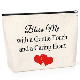 Nurse Prayer Gifts for Women Nurses Makeup Bag Nursing Student Graduation Gifts Inspirational Gift for Women New Registered Nurse Gift Birthday Presents for Nurse Doctor Cosmetic Bag