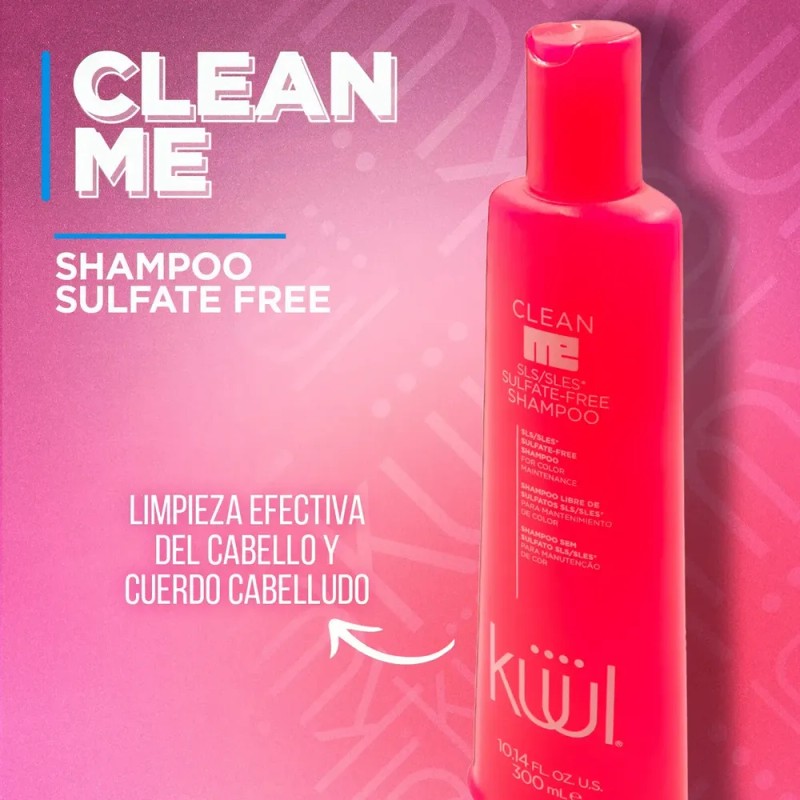 Küül Clean Me Shampoo Sulfate Free Mantiene El Color 300