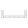 SIMPLE CLEVER HOMES 365 Over The Door Rack 6 Hook,