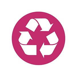 Recycling Symbol Cicle Recycle Waterproof Vinyl Sticker