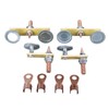 Leapiture 4Pcs Magnetic Welding Holder Suction Grounding Magnet Head Copper