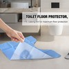 25 Pack Disposable Toilet Mats Absorbent Toilet Floor Protector from