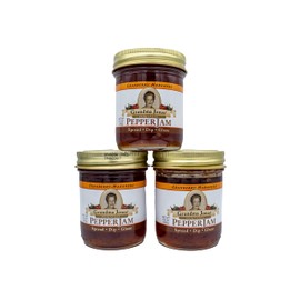 Grandma Jones Originals Pepper Jelly 3 Packs (Comes in 8 Flavors) (Cranberry Habanero)