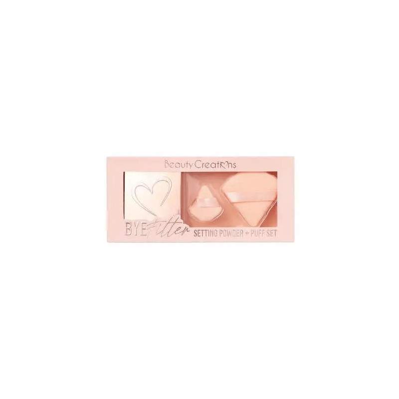 Beauty Creations Pink Cloud Setting Powder + Puff Set