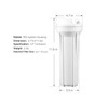 Sharplace Water Filter Housing 1/4" Port Easy to Install Spare
