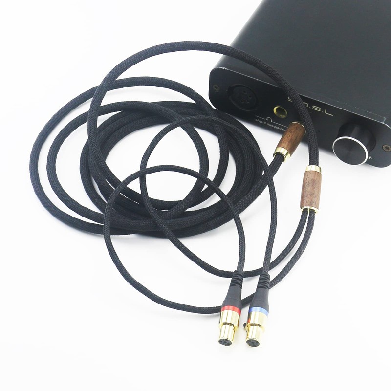 HansnBy 2.5mm Balanced Cable 6N OCC Copper Silver Plated Cable