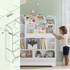 IRONCK Bookshelf and Toy Storage Organizer, Book Shelf for Room,
