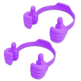 Fame Project Like! Multi-Stand, Compatible with Smartphones, Tablets, Switches, etc. Approx. 2.8 - 7.9 inches (7 - 20 cm) (Approx. 3 - 8 inches) (2 cm), Set of 2, Purple