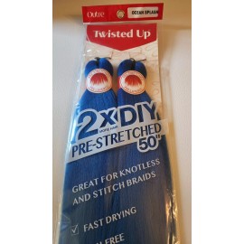 Outre X-Pression Braid Hair Outre 100% Kanekalon Twisted Up DIY Prestretched 50" #OceS