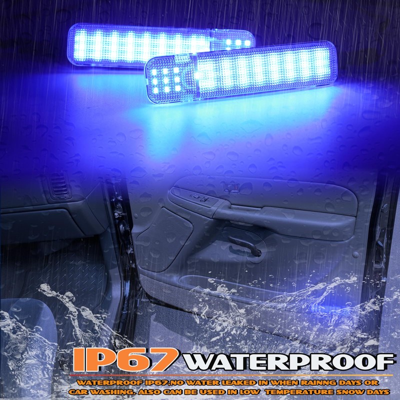 AreLokpri LED Interior Door Panel Light Compatible for 1997-2007 C-hevy