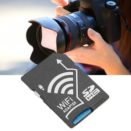 TF to SD Card WiFi Adapter, Wireless Transmission Connect Up to 3 Devices Plug and Play High Speed TF Card to Miniature SD Card, WiFi SD Adapter Simple Operation for Phone Tablet Drone Camera