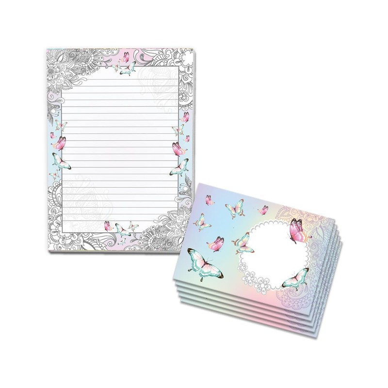 Writing Paper Set Letter Pad with Envelope for Girls Children