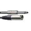 Stagg Cable Micro XLR Male Vers Jack 6.35 Male Mono