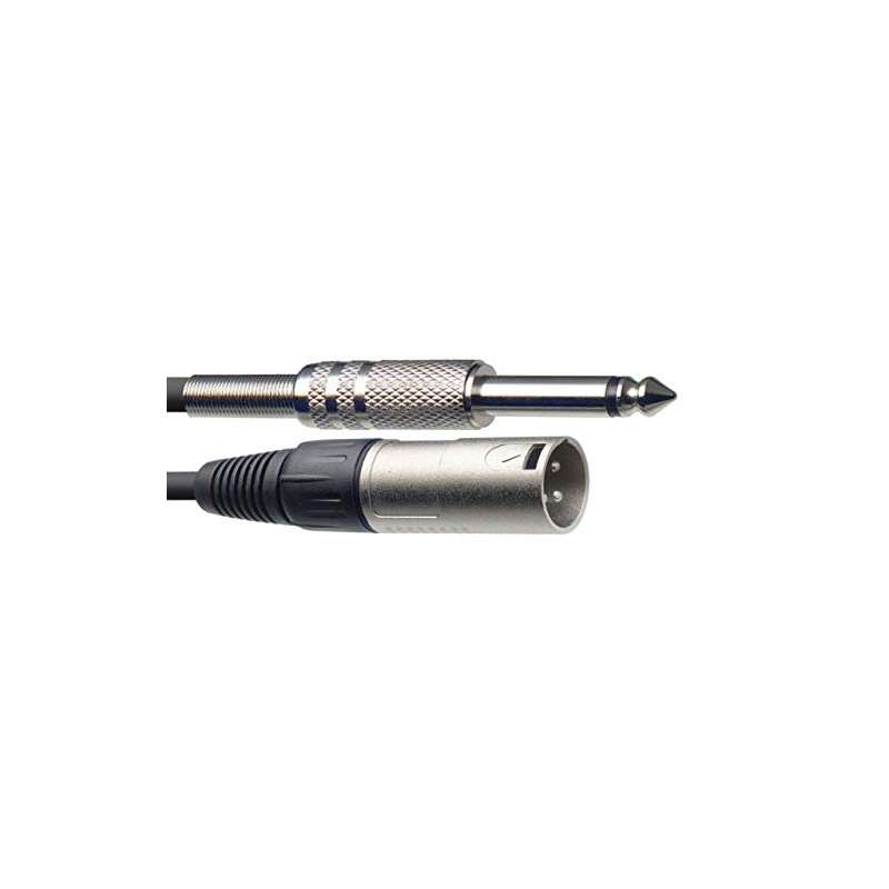 Stagg Cable Micro XLR Male Vers Jack 6.35 Male Mono