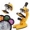 Kids Beginner Microscope Science Kit Portable 200X‑1200X Microscope Kit for