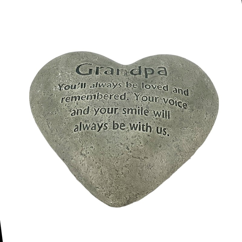 The Gerson Companies Heart Shaped Memorial Stone (Grandad)