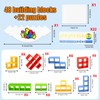 ZITUZY 48 Pieces Tetra Tower, Tetra Tower Game, Tetra Tower