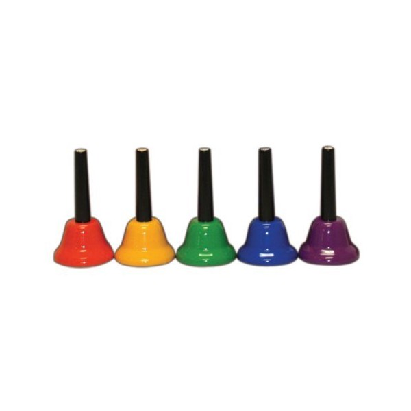 Boomwhackers BWHBC5 5 Note Chromatic Chroma Notes Hand Bells