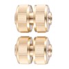 DRELD Pack of 2 Brass Hose Connectors, Garden Hose Quick