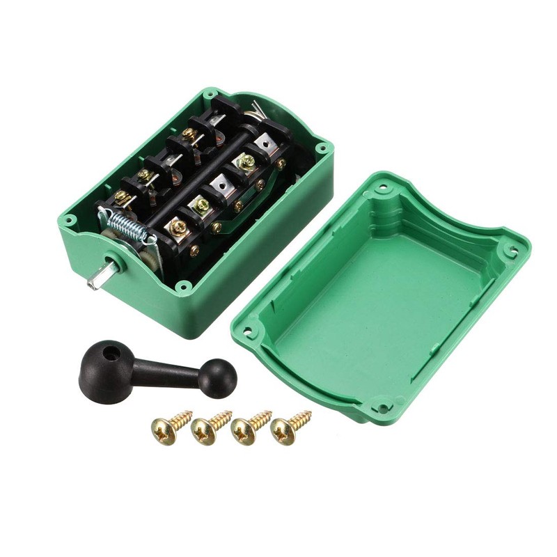 uxcell Drum Switch QS-60 3 Positon Forward/Off/Reverse Motor Control Plastic