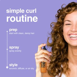 Bounce Better Wave Activator Leave in Conditioner Spray for Curly and Wavy Hair, Anti-Frizz Formula For Split Ends & Breakage