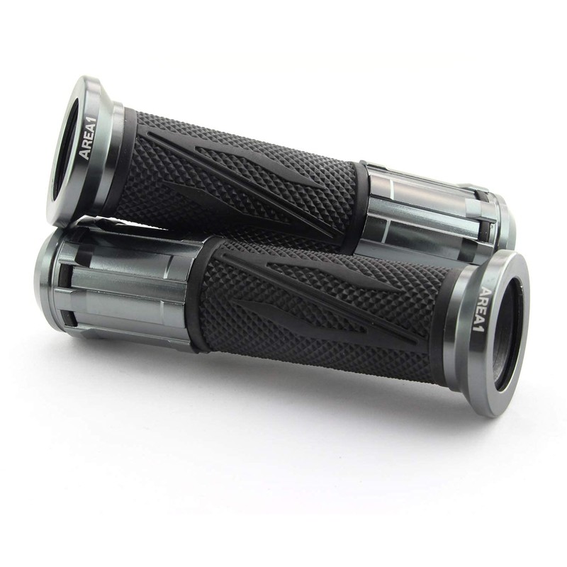 Area1 Universal Motorcycle Scooter Handlebar Grips Grip Rubbers Pack of