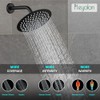 Heyalan Shower Faucet Set with Valve, Bathroom Shower System, Wall