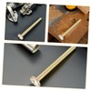 Outanaya 8pcs Stainless Steel Surveying Pegs Boundary Markers Measurement Stakes