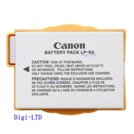 For Canon Genuine Original Canon LP-E8 Battery for EOS 550D 700D X4 X5 T2i T3i T4i LC-E8E