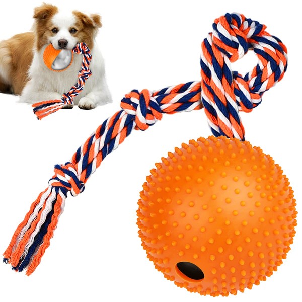 Starweeks Dog Toys Ball on Rope - Durable Interactive Dog