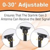 Adjustable Starlink Pipe Adapter - Gen 3 Mount Kit, Roof