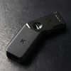 KLARO Double Torch Lighter and V-Cut Cutter, Spring-Loaded V-Cut, Swivel