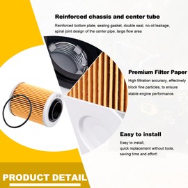 FHSJXR 6PCS 420956123 Oil Filter 420956120 for Can Am Maverick Max Turbo R RR DS RS XRC XMR XRS XDS DPS 2019-2024, Ryker STD 600 900, Sea-Doo Spark 2 Up 3 Up GTI GTS, Ski-Do All Models, with O-Rings