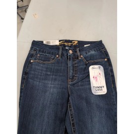 Seven7 Women's Tummyless High Rise Slimming Control Panel Skinny Jeans Sz6 A75