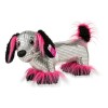 Way to Celebrate Valentine's Pink & Silver Dachshund Plush by