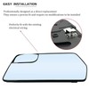 Driver Left Side Heated Mirror Replacement for 2011 2012 2013