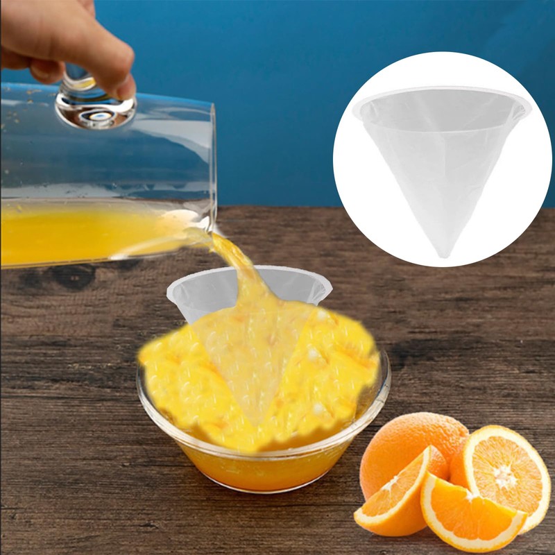 Bustlwor Pack of 4 Honey Strainer Nylon, Ultra Fine Funnel