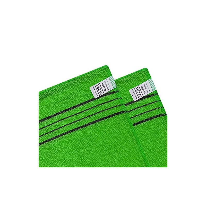 The Original Korean Exfoliating Mitt Body Scrub 4 piezas (Verde