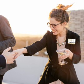 Avery Merry Christmas Name Tags, Gold Script, Gift Tags, Party Favors, No Lift, Handwrite Only, 36 Name Tags