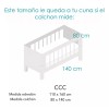 Chiqui Mundo Edredon Para cuna Cama Cuna Corral Baby Moon