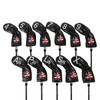 Leather Golf Club Iron Head Covers 11 Piece Set USA
