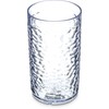 Carlisle 550807 Pebble Optic Tumbler, 8 oz, Clear, Plastic (Pack