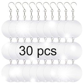 30 PCS Reflective Bird Scare Discs Set,Bird reflectors,Bird Scarer Discs Set Pigeon Deterrent,Pigeons Away from House,Bird Window Strike Prevention，Woodpecker Deterrent for House