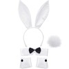SATINIOR Bunny Costume Set Rabbit Ear Headband Collar Bow Tie